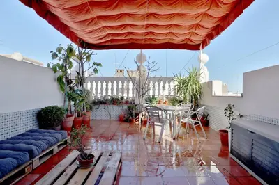 Plano de Ático con terraza en pleno centro