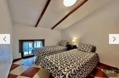 Cama o camas de una habitación en El Molino de Aceite
