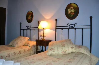 Cama o camas de una habitación en Casa Rural El Gamo