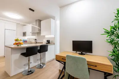 Una cocina o zona de cocina en NT Loft Arrayan Amplio Moderno y Renovado 2Bd 2Bth