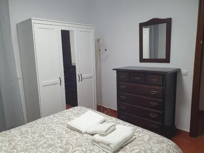 Cama o camas de una habitación en El Algar Casa Rural