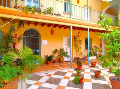 Jardín al aire libre en Santo Rey Suite