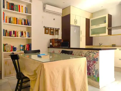Una cocina o zona de cocina en Santo Rey Suite