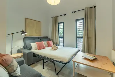 Zona de estar de La Florida Charming Apartment with FREE PARKING by OCityzen