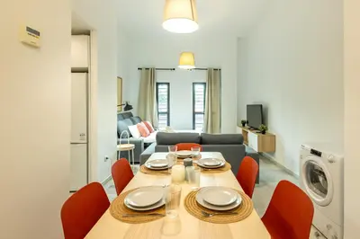Zona de estar de La Florida Charming Apartment with FREE PARKING by OCityzen