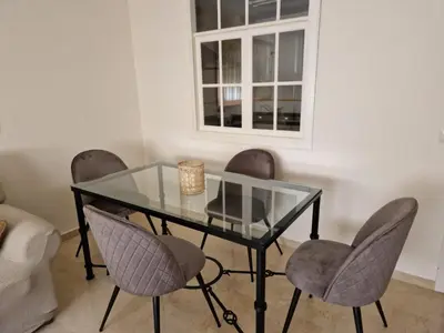 Zona de estar de Salusahome parking gratuito