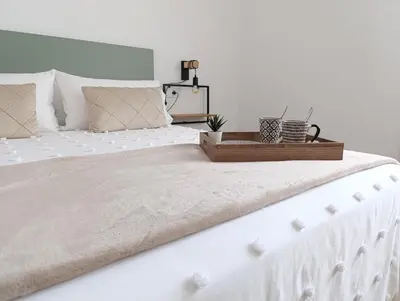 Cama o camas de una habitación en 4 Dormitorios -El Rinconcito de Córdoba -Centro