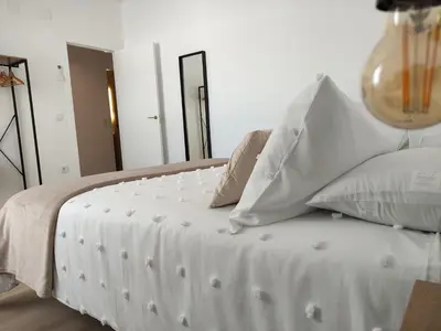 Cama o camas de una habitación en 4 Dormitorios -El Rinconcito de Córdoba -Centro