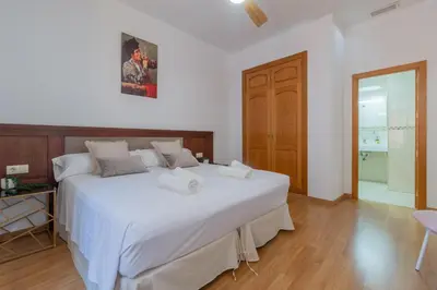 Cama o camas de una habitación en El Toro de María Cristina