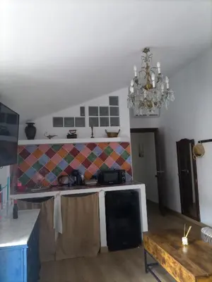 Una cocina o zona de cocina en La madrileña 2