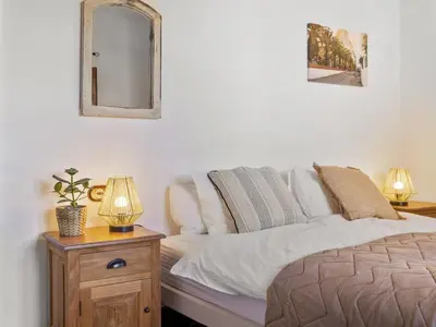 Cama o camas de una habitación en Hacienda Riogordo