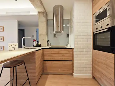 Una cocina o zona de cocina en Apartamento Plaza Pineda