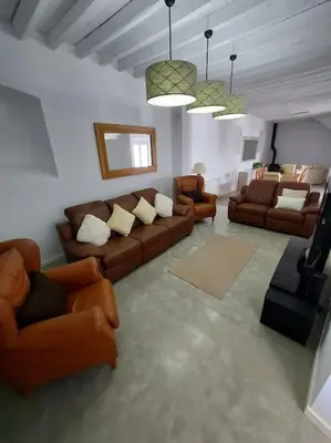 Zona de estar de Luxury accomodation off grid