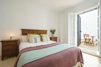 Cama o camas de una habitación en Conde Ibarra Suite