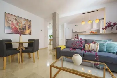 Zona de estar de Conde Ibarra Suite