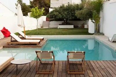 Plano de PoolHouse in the Historic Center