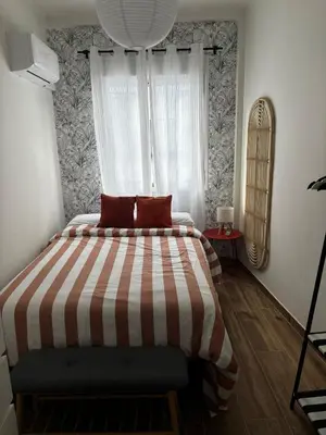 Cama o camas de una habitación en Sevilla centro - Alcázares D