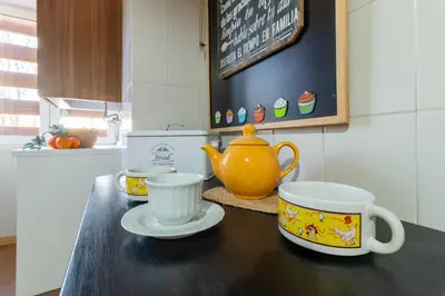 Utensilios para hacer té y café en Apartamento Aloha Ohana Córdoba