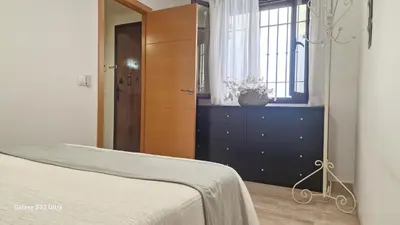 Cama o camas de una habitación en Apartamento Menina San Agustin