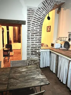 Zona de estar de Bonita casita rural Cazalla de la Sierra