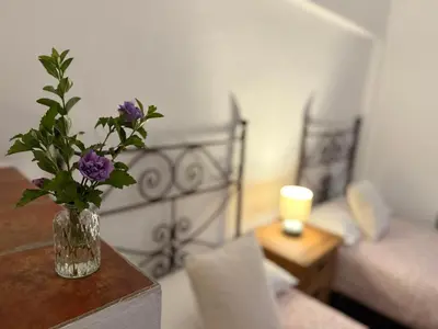 Zona de estar de Casa Rural Orilla del Hueznar