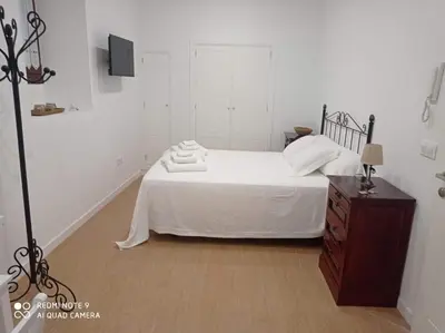 Cama o camas de una habitación en Casa Lucero