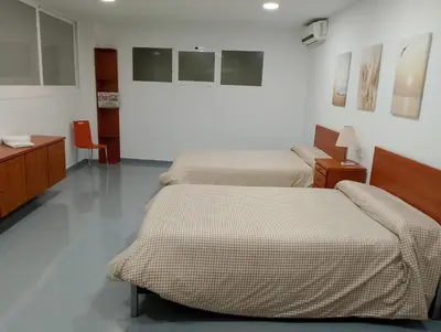Cama o camas de una habitación en Apartamento Conde