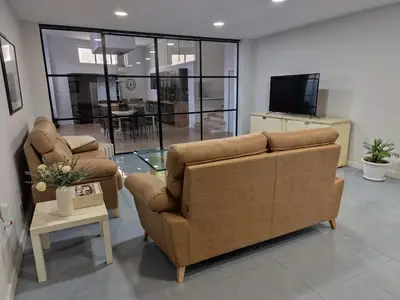 Una televisión o centro de entretenimiento en Apartamento Conde
