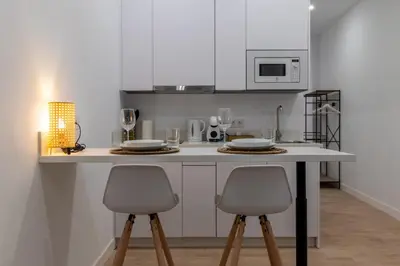Una cocina o zona de cocina en Apartamentos BN Suite Centro