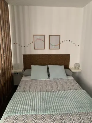 Cama o camas de una habitación en Estudio Puerta del Sol