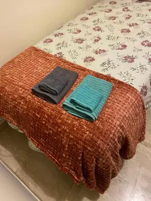 Cama o camas de una habitación en Ático Santa Lucía Terraza y Parking gratuitos