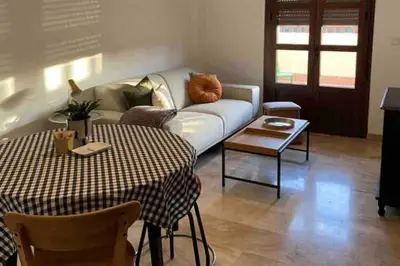 Zona de estar de Ático Santa Lucía Terraza y Parking gratuitos