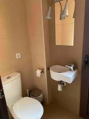 Un baño de Ático Santa Lucía Terraza y Parking gratuitos