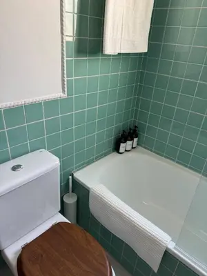 Un baño de LA CASA DEL PATIO Dúplex con Encanto & Patio Típico a 2 min de Plaza de la Corredera