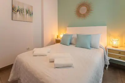 Cama o camas de una habitación en Apartamento El Museo Écija