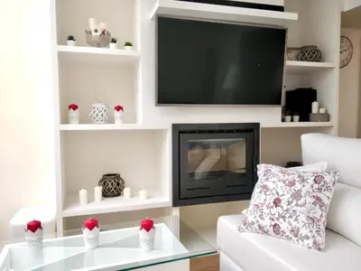 Una televisión o centro de entretenimiento en Esencia de Córdoba