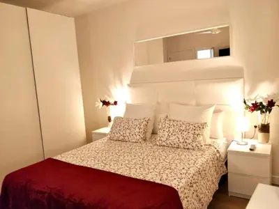 Cama o camas de una habitación en Esencia de Córdoba