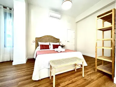 Cama o camas de una habitación en House in City Garden 1