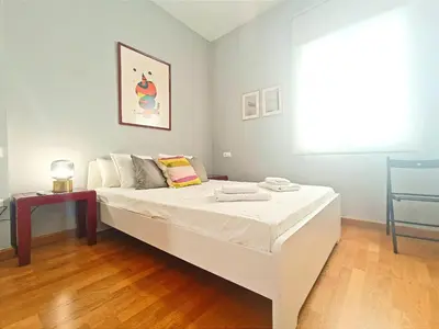 Cama o camas de una habitación en Ático 1 Terraza y sol en el Centro de Sevilla !!