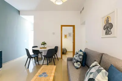 Zona de estar de Apartamentos Diaber San Leandro
