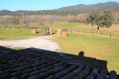 Paisaje cerca of this country house