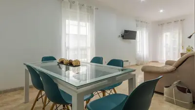 Una televisión o centro de entretenimiento en El Balcón de San Hipolito