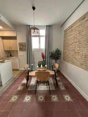 Una cocina o zona de cocina en Puerta Carmona