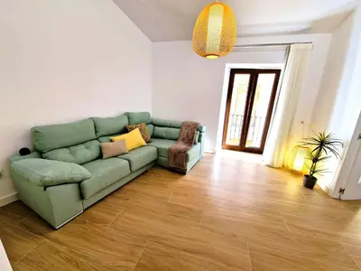 Zona de estar de NOVOJAÉN Alojamientos 2 - Edificio vacacional Exclusivo y Tranquilo junto a Catedral