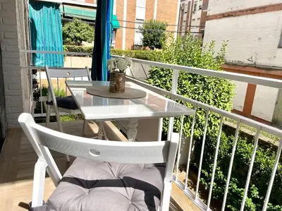 Un balcón o terraza de Geysotur Suite Santa Rosa