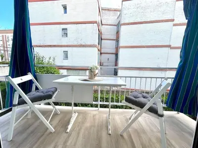 Un balcón o terraza de Geysotur Suite Santa Rosa