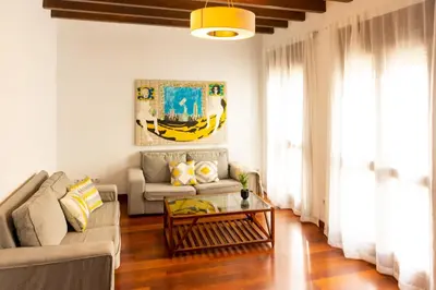 Zona de estar de Casa Farándula