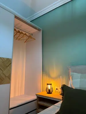 Cama o camas de una habitación en El Olivo Verde