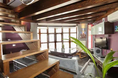 Zona de estar de Casa del Álamo