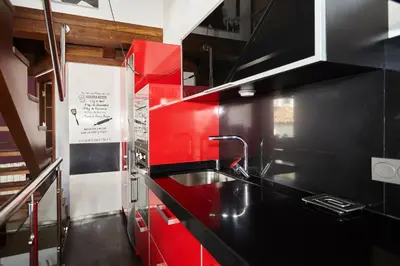 Una cocina o zona de cocina en Casa del Álamo